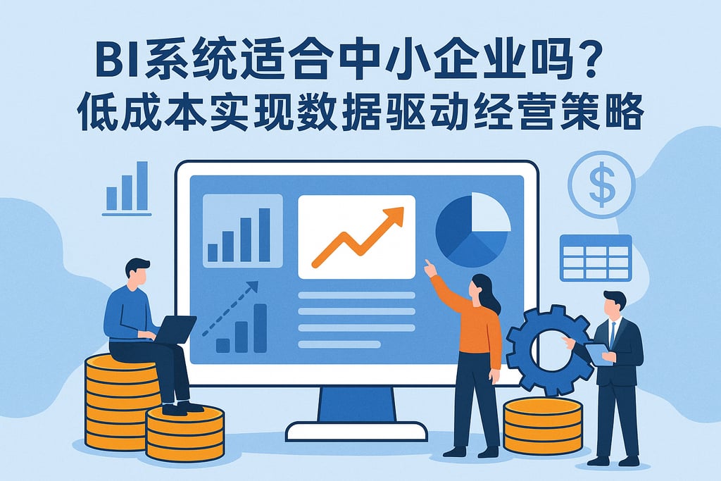 BI系统适合中小企业吗？低成本实现数据驱动经营策略"